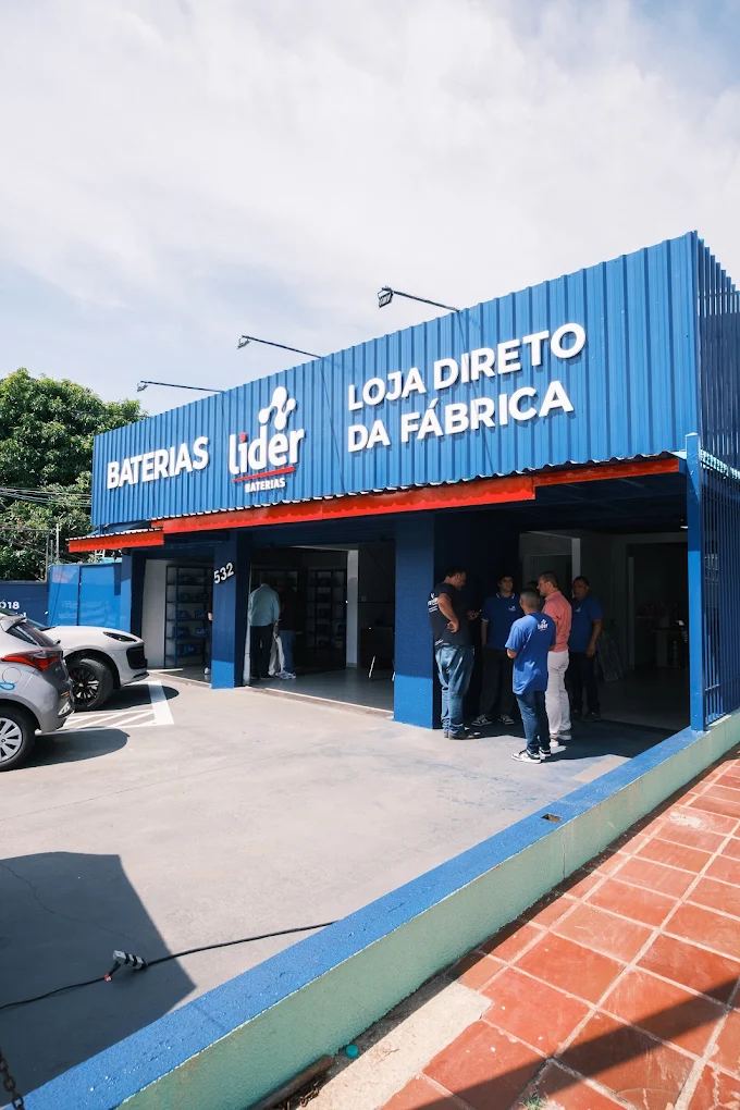 Fachada da loja Baterias Líder em Campinas